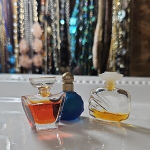 Vintage Lancôme Poême Sun Moon & Stars Mini Perfume Bottles (3)